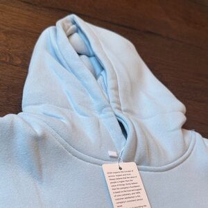 Light Blue oversized Hoodie Sweater
